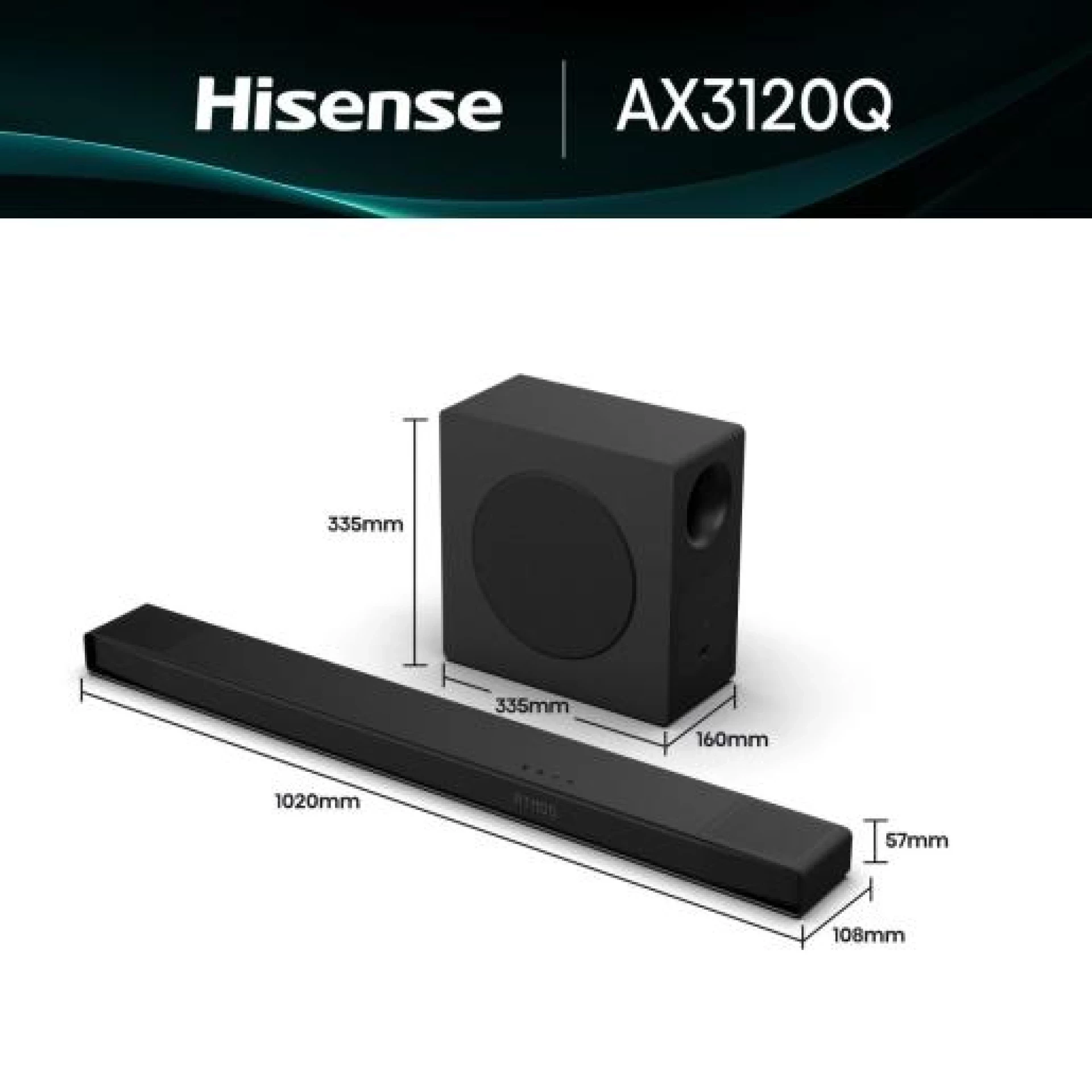 Hisense Soundbar AX3120Q