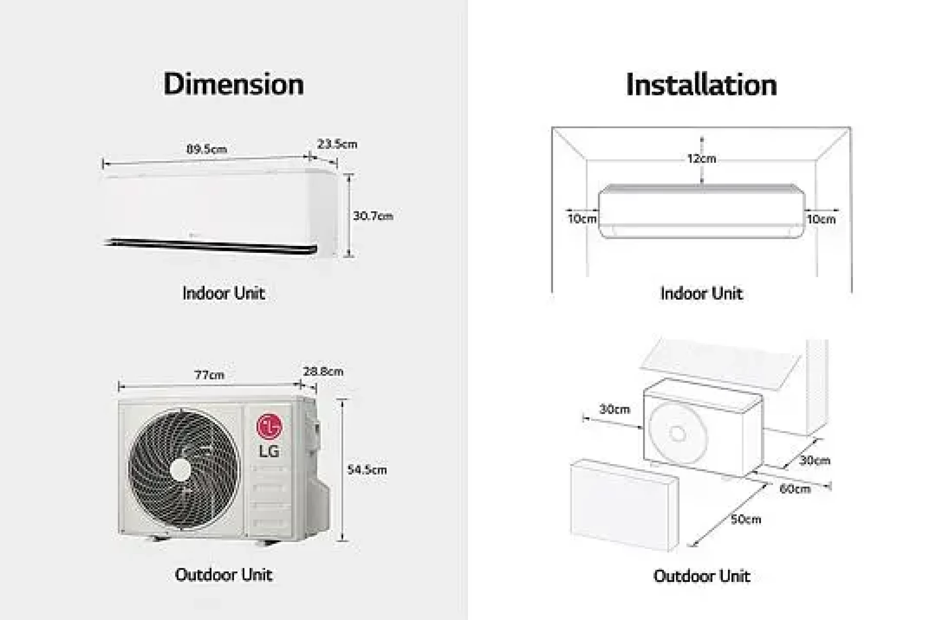 LG Unutrasnja jedinica H09S1DA.NS1